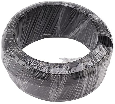 Pssopp Bonsai-Aluminiumdraht, 1 Kg Stabiler Bonsai-Formdraht für Bonzai-Bäume Im Innenbereich (schwarz) (2,5 mm)