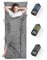 LSTRAGY Hüttenschlafsack - Upgegradeter 2in1 Mikrofaser-Schlafsack Mit Durchgehendem und Fußreißverschluss, Ideal für Backpacking, Hostels und Hütten - 220 x 95 cm