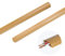 SWAWIS 10Pcs 100*5*1.5cm Kabelkanal Holzoptik, PVC Boden Kabelschacht Selbstklebend, Kabelabdeckung Kabelkanäle Flach für Verstecken von Kabeln im Büro der Heimschule Kabelabdeckung, Gesamtlänge 10m