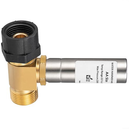 Brass Water Hammer Arrestor Stainless Steel Water Hammer Arrestor For Washing Machine Plumbing System Pipe Stabilizer For Toilet Installation