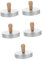 TOPBATHY 5 Stück Fleischpresse Form Hackfleischmaschine Fleischwolf Burger Fleischstampfer Hackfleisch Hamburger Smasher Werkzeug Burger Patties Hamburger Maker Sandwichpresse Silber