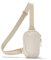 LARKSON Brusttasche Herren & Damen Beige - Nils - Anti Diebstahl Umhängetasche für Reise, Festival, City - Kleine Crossbody Bag mit Platz für Handy, Schlüssel, Geldbörse