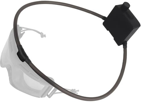 Taktische Schutzbrille Defogger mit regulierbarer Windgeschwindigkeit, Airsofts Brille für Schneesport und Laborumgebung