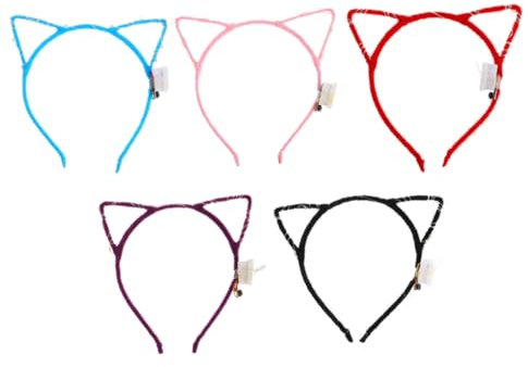BESTYASH Lot De 10 -Têtes Lumineux À LED Avec Oreilles De Chat Pour Filles