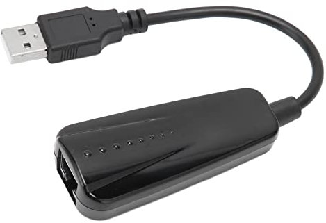 Brrnoo Adattatore Wii a USB, Adattatore Netto LAN Collegabile Compatibile da USB all' Ethernet 2.0 a 10/100 Mbps PC Extender per Vittorie per OS X