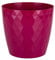 Home Garden Ornaments Plant Pots Indoor, Indoor Plant Pot - Decorative Plastic Flower Pots with Glossy Crystal Surface (Diameter: 16cm, Colour: Pink)