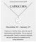 Philip Jones Rhodium Plated Capricorn Zodiac Star Sign Disc Necklace Created with Zircondia® Crystals
