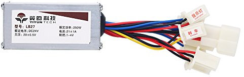 VGEBY1 Roller Brushed Controller, 24V 250W Aluminiumlegierung Low Malfunction E-Bike Motor Controller Box Roller Zubehör