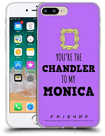 Head Case Designs Offizielle Friends TV Show BFF Zitate Gelhülle [Militärischer Schutzgrad] Kompatibel Mit Apple iPhone 7 Plus/iPhone 8 Plus Und Kompatibel Mit MagSafe