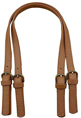 Asudaro 2er Set Trageriemen Taschenhenkel PU Leder Taschengriffe Schulterriemen Taschenbügel Handtasche Riemen Ersatz Griff Schultergurte Lederriemen DIY Taschenzubehör 65-71cm-Matte Braun