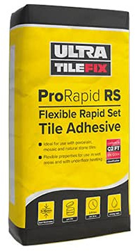 Instarmac Flexible adhesive for wall and floor tiles UltraTileFix ProRapid RS White 20kg
