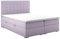 PIASKI Claudia Doppelbett mit Boxspringbett, Continentalbett, Boxspringbett, 140/160/180 cm, Bett mit Stauraum (140 cm x 200 cm, Lila)