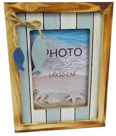 Bilderrahmen Fische 16 x 21 Dekoration Meer Sommer