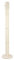 Kratzbaumland Woody-Deckenspanner Kratzbaum mit 15 cm Premium-Sisalstämme (240-250 cm)(Sisalfarbe Natur)(Creme - Edelplüsch)
