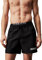 Calvin Klein Herren Badehose Medium Double Wb Lang, Schwarz (Pvh Black), S