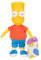 Jakks Pacific The Simpsons Peluche Bart de 23 cm
