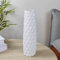 JIDOFUE Weiße Keramikvase, hohe Blumenvase, 12 Zoll/30 cm hoch Moderne große strukturierte Bodenvasen für Bauernhaus, Regal, Wohnzimmer Tischmittelpunkte,Home Decor, Skinny Vase für Pampasgras
