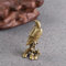 DUOLAIYUNSO Bronzefigur, 3,9 x 1,8 cm, Adler-Figur, Feng Shui, Ornamente, Kunstharz, Handwerk, chinesischer Stil, reines Messing, Miniatur-Skulptur für Zuhause