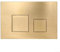Feegow Dual Flush Plate,Toilet Flush Button Replacement For GEBERIT sigma 01 sigma20 sigma21 sigma30 sigma50 UP300 Dual Flush Plate(Brushed Gold)