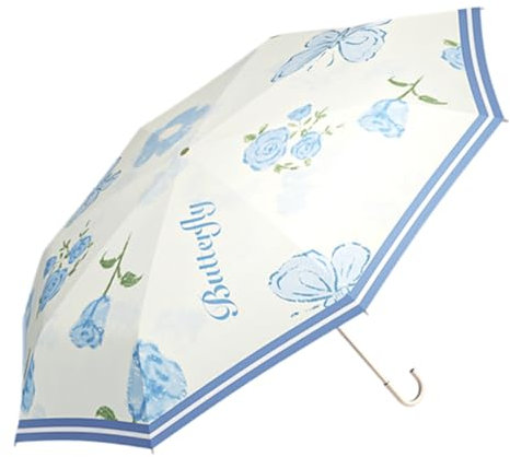 Eoixuqba Paraguas Plegable Portátil,Sombrilla Con Protección UV - Dosel Compacto Plegable Con Empuñadura En Forma De J Para Viajes, Senderismo, Playa Y Exteriores