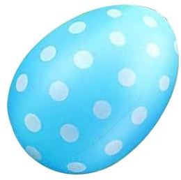 siduytin Aufblasbare Ostereier für den Hinterhof, Hof, Rasen, fröhliche Osterstimmung im Freien, langlebig und wiederverwendbar, Blau, 16 Zoll