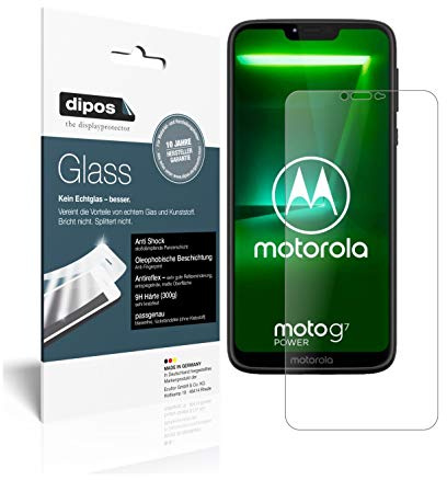 dipos I 2X Displayschutz matt kompatibel mit Motorola Moto G7 Power Schutzfolie 9H Anti-Shock