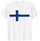 Finnland Flagge Cooles Finnische Suomi Flaggen T-Shirt