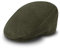 fiebig Cord Flatcap für Damen & Herren | Schiebermütze aus Baumwolle mit gestepptem Innenfutter | Flache Cordmütze Made in Italy (61-XL, grün)