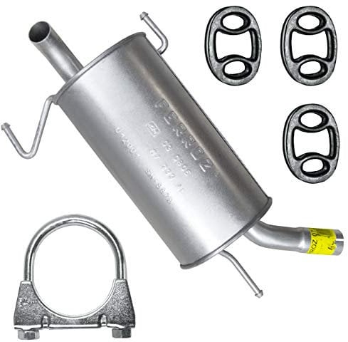 Adamot Endschalldämpfer Auspuff Endtopf für Opel Corsa C 3 III 3 1.2 16V 1.4 16V