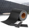 XMTECH PVC Sichtschutzfolie Sichtschutzstreifen Inkl. Befestigungsclips, Garten Sichtschutz Zaun Doppelstabmattenzaun, 450g/m² Blickdicht Sichtschutz Streifen - 35m x 19cm, Anthrazit