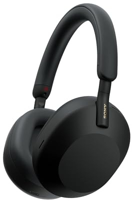 Sony WH-1000XM5 Premium Noise Cancelling Wireless Headphones, Black