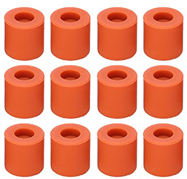 Lwuey Silikon Dämpfer 3D Drucker, Silicone Nivelliersäule Heatbed Leveling Column Heizbett Nivellierung Silikonpuffer Hitzebeständiger Nivellierspalte Zubehör Ender 3/Ender 3V2/ 3Pro/CR-10 12 Stück