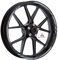 Autodomy Set di Strisce Cerchi Moto per 2 Ruote da 15 a 19 Pollici | Adesivi Ruote Moto | Adesivi Cerchi Moto Resiste a Pioggia e Sole | Design Racing (Argento)