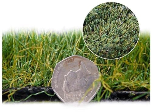 Premership 40mm Artificial Grass, Premium Artificial Grass, Plush Artificial Grass, 15 Years Warranty, Pet-Friendly Fake Grass-5m(16'4) X 4m(13'1)-20m²