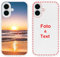 MXCUSTOM Personalisierte Handyhülle für Apple iPhone 16, Benutzerdefiniert Hülle mit Eigenem Foto Bild Text Individuelle Schutzhülle [Transparente Weiche TPU Dünn Stoßfest] (FXT-CR-P1)