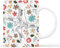 Cadeau Plus Mug Personnalisé Prénom - Mamie Maman Tenant Les Mains - Cadeau Mamie, Fete Des Meres Tasse, Mug Maman, Tasse Personnalisée Maman (Modèle 9)