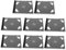 Hemobllo 8pcs Transparent Cd DVD Storage Cases Compact Disc Holder Lightweight Organizer for Media and Easy Access for Use