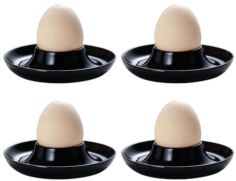Coquetier Oeuf, 4 pièces Cocotier pour Oeuf A La Coque, Coquetier, Coquetiers, Coquetier Oeuf Original, empilable, compatible micro-ondes et lave-vaisselle, pour oeufs à la coque et aux oeufs durs.