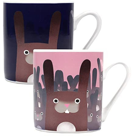 Jolly Awesome - Heat Change Mugs - Jolly Awesome Heat Changing Mug - Rabbits