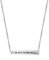JewelryWe Schmuck Damen Kette Edelstahl Rechteck Anhänger Halskette mit Gravur I Love You to The Moon&Back Namenskette Silber