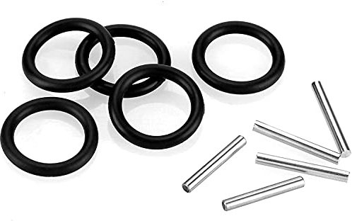 Broches de remplacement et O-Anneau pour 1/2 Impact Socket Monteurs D'échafaudages pour Clé À Chocs (5 PCS)