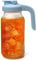 County Line Kitchen Glass Mason Jar Pitcher with Lid - Wide Mouth 2 litres - Heavy Duty, Leak Proof - Sun & Iced Tea Pitcher, Breast Milk Storage, Water