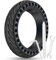 1PCS Solid Reifen kompatibel mit Xiaomi Pro 2 / M365 / M365 Pro / 1S / Essential, 8 1/2 x 2 Ersatz Vollgummireifen kompatibel mit 8.5 Zoll Roller Reifen