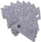8pcs Christmas Cutlery Silverware Holders Pockets Tableware Forks Bag Organizers Felt Xmas Tree Flatware Bags Christmas Party Dinner Table Decoration Grey