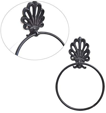 Tnfeeon Porte-Serviettes en Fer forgé Résistant à la Rouille Porte-Papier Hygiénique Vintage (comme montré)
