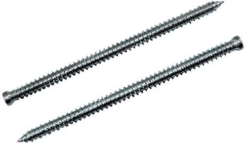 SN-TEC Fensterrahmenschrauben/Fensterbauschrauben/Fensterschrauben 7,5x250 mm mit kleinem Kopf (50 Stück)