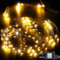 Cozymeow Lichterschweif 2M 400 LED Weihnachtsbeleuchtung mit Strom, Timer, Lichterstrang 8 Modi Wasserfall Lichterkette Wasserdicht Lichterbündel für Weihnachten Baum Außen Innen Deko - Warmweiß