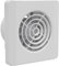 Silent Bathroom Extractor Fan with Timer 4 Inch 100mm Pure - White Extractor Fan Bathroom Ceiling or Wall Mounted, Ventilation Fans for Bathrooms, Axial Fans for Air Flow & Ventilation in Bathrooms