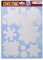 HERMA 15757 Fensterbilder Weihnachten Schneeflocken Weiß, 12 Stück, selbstklebend, Kinder Fensteraufkleber, ablösbare Winter Fenstersticker, Glitzer Fensterfolie für Kinderzimmer Deko Weihnachtsdeko