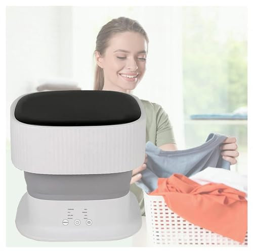 Minilavadoras Portatiles , Lavadoras 9L Con Spin Dry,Entrada Y Salida Automática De Agua , Minilavadoras Portatiles para,el Hogar,Viajes,Ropa Interior